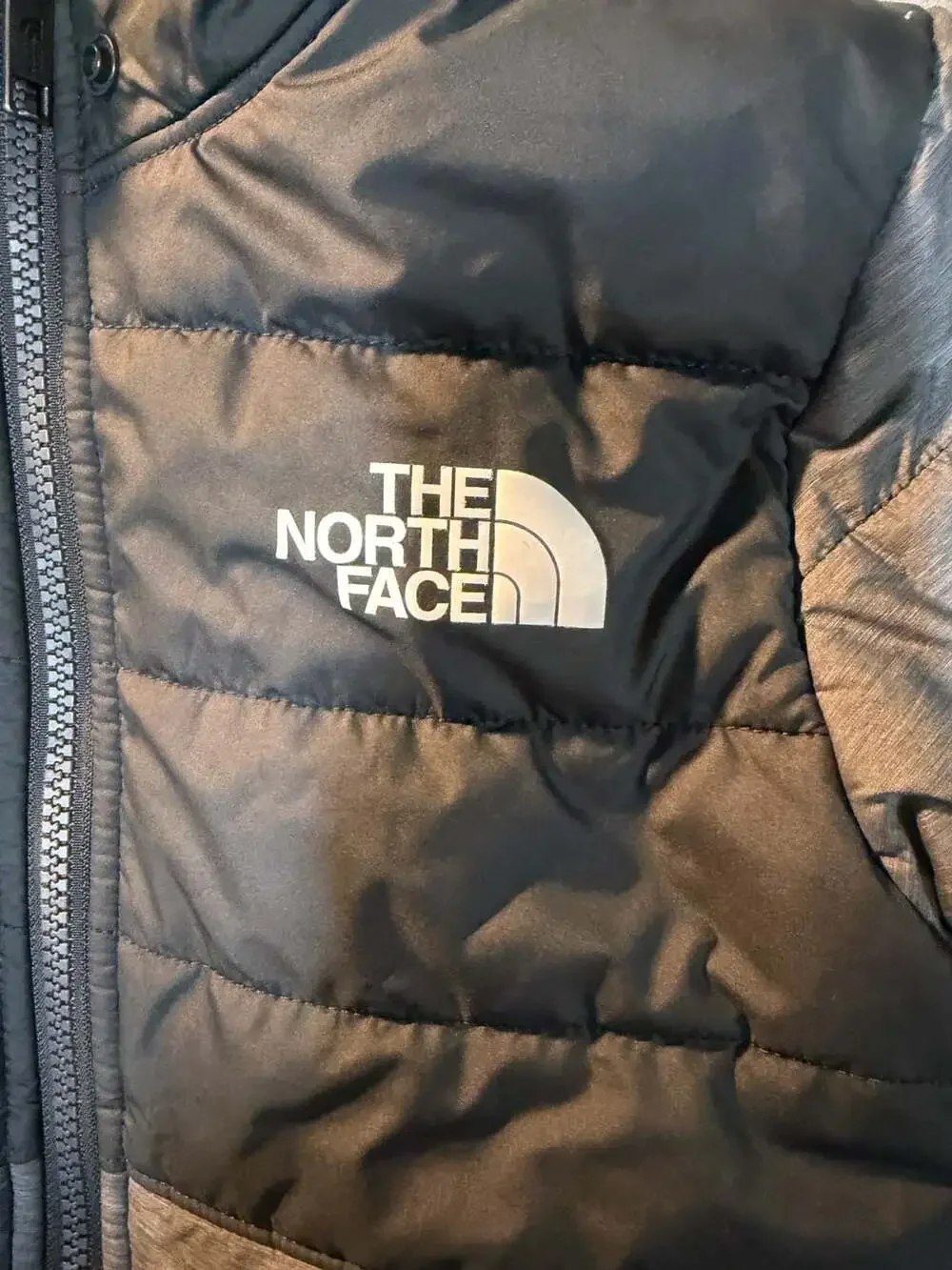 The North Face Boys Reversible Mount Chimborazo Jacket Size XS 6 Black Gray Flee